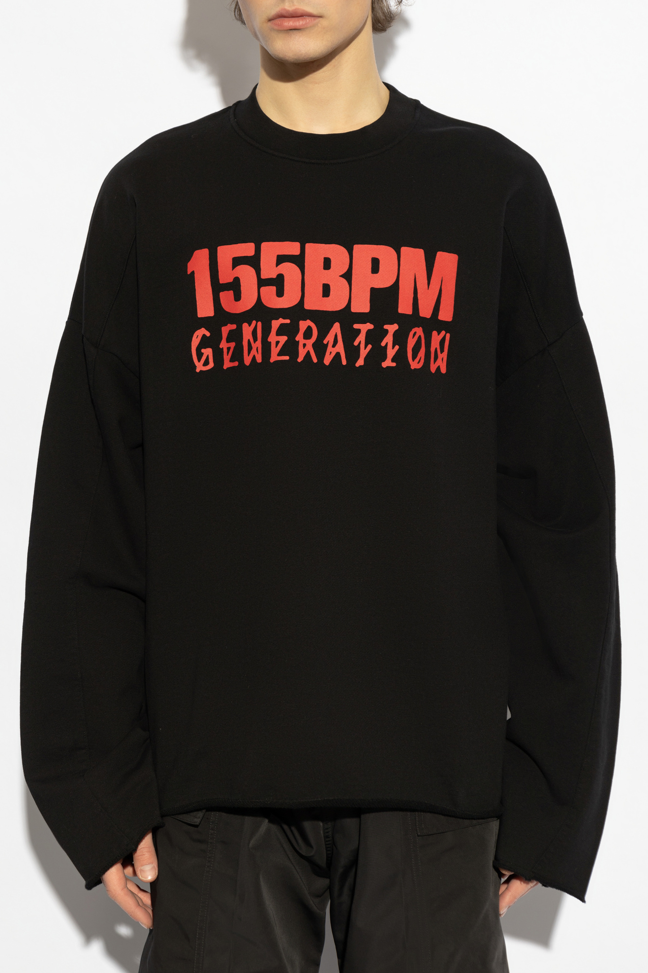 Black Sweatshirt with print 44 Label Group - Vitkac AS
